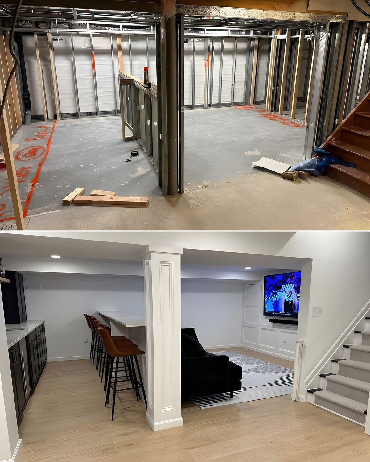 After: modern guest suite