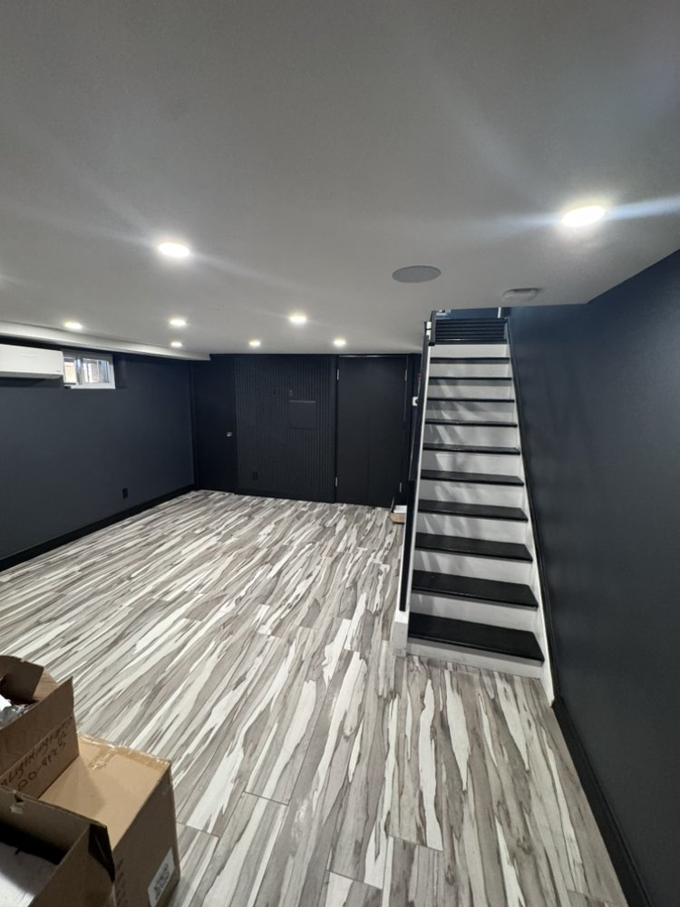 After: designer living space