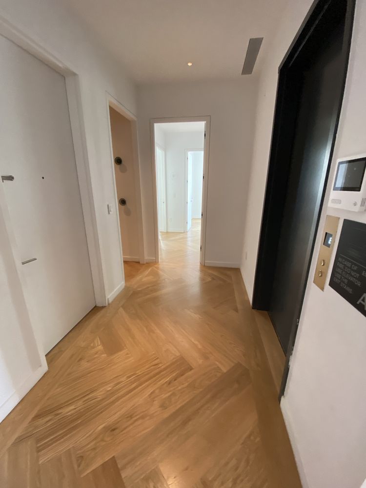 Premium Carrara marble flooring installation