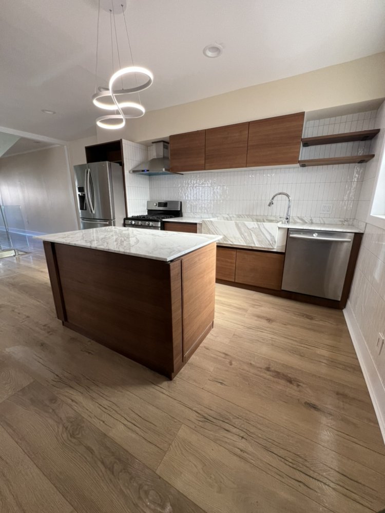 Designer kitchen island